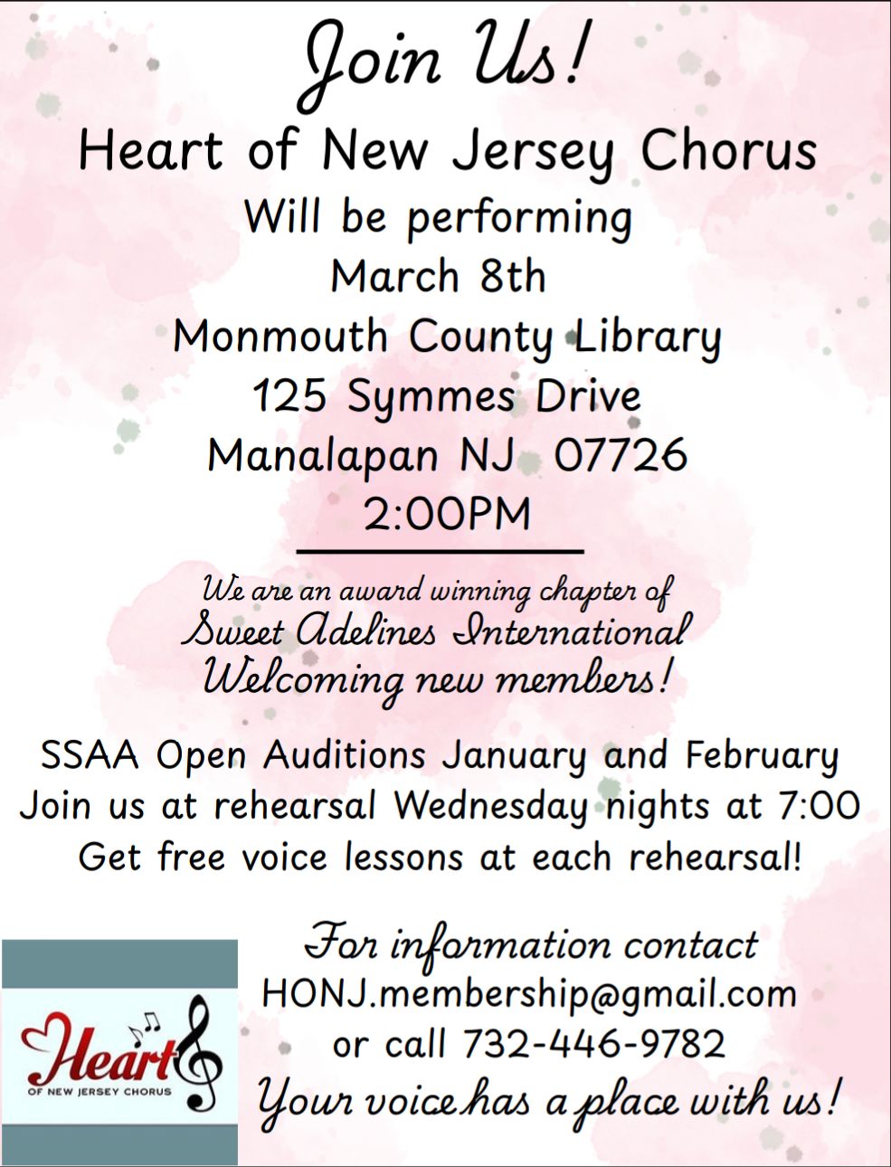 Upcoming Performances