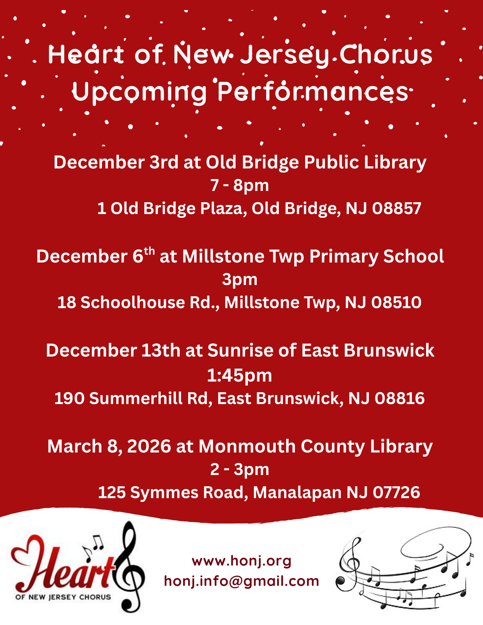 Upcoming Performances